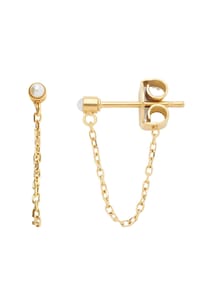 LEONARDO - Damen Ohrstecker, Edelstahl - GELBGOLD