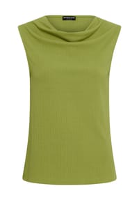 MANGUUN collection - Shirt, Wasserfall-Ausschnitt, Damen - 1 BEIGE