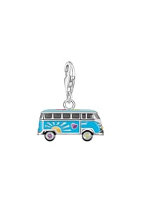 Thomas Sabo - Charm-Anhänger bunter Hippie-Bus - silberfarben, bunt