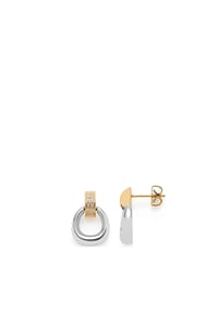 LEONARDO - Damen Ohrstecker "Livia", Edelstahl - BICOLOR