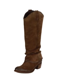 Felmini - Veloursleder Stiefel - Hellbraun