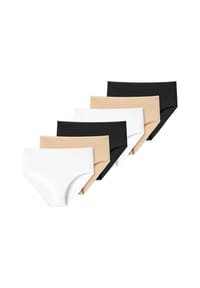 uncover by SCHIESSER - Midi Slip 6er Pack Cotton - Schwarz