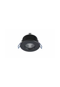 COFI - LED Labs LISA Deckenleuchte für GU10 Einbaurahmen Rund IP44 Ø 70 mm Bo - Schwarz 83x40 mm