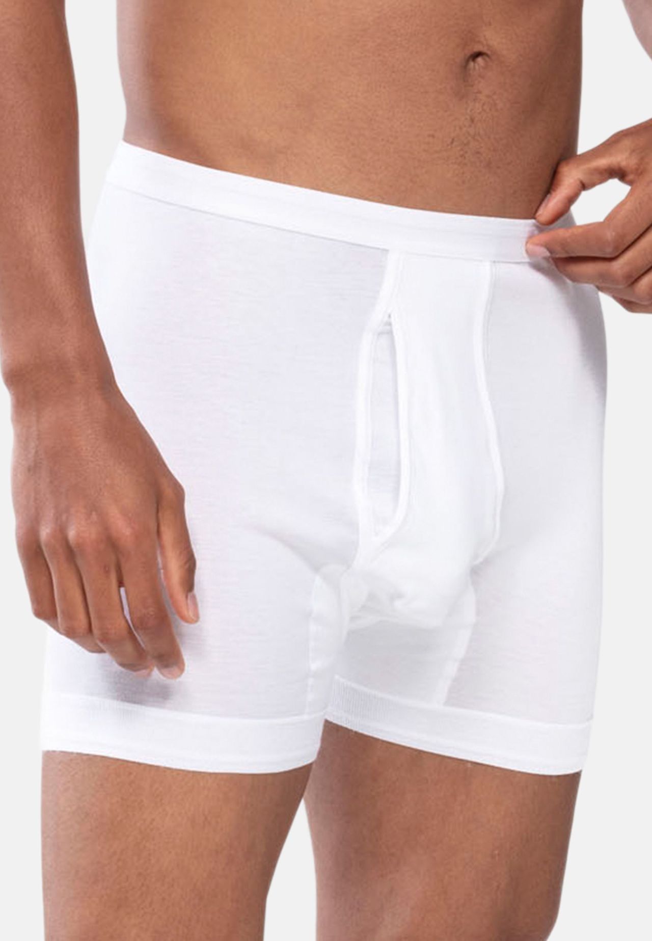 Mey Pants "Noblesse", Uni, FüR Herren, Weiß, 8