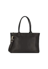 PLEVIER® Structure - Structure Antilla Schultertasche RFID Schutz Leder 40 cm Laptopfach - cognac