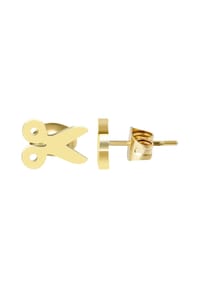 Adelia's - Adelia's Unisex Ohrstecker aus poliertem Edelstahl - silber