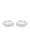 amor Creolen für Damen 925 Sterling Silber, Zirkonia synth. Bild 5