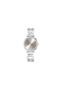 CŒUR DE LION - Uhr Sparkling Graceful Greige Statement - silber