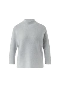 comma, - Strickpullover, Stehkragen, für Damen - 82W2 BROWN