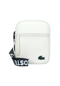 LACOSTE - Mini Bag Umhängetasche 16 cm - jacquard webbing farine