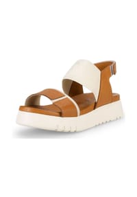 Felmini - Leder Sandalen - Braun/Weiß