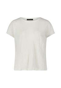 BETTY BARCLAY - Strukturshirt mit U-Boot-Ausschnitt - Rohweiß