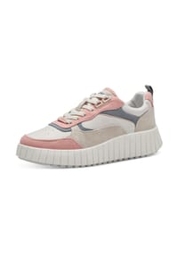 s.Oliver - Lederimitat/Textil Sneaker - Coral
