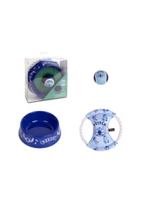 Disney - Lilo & Stitch Spielzeug-Set für Hunde Mehrteilig, perfekt für Training - Blau 21x21x8,8 cm