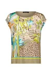 BETTY BARCLAY - Casual-Shirt mit Aufdruck - Beige/Yellow
