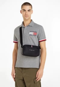 TOMMY HILFIGER ESSENTIAL Umhängetasche, Emblem, Streifen, für  