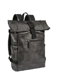 camel active LAOS - Daypack, Laptopfach, Reißverschluss, Steckverschluss - BLACK 060