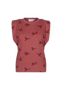 naketano - T-Shirt, Rundhals, für Damen - RUBY RED MEL. ALLO