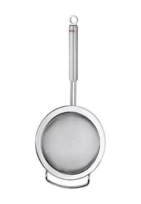 RÖSLE Küchensieb, 16 cm - RUNDGRIFF - silber