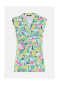 olsen - Shirt, V-Ausschnitt, für Damen - 40298 POOL BLUE