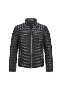 MILESTONE® - Jacke MSMalik Hochwertiges Logo Metall Emblem am Ärmel - Schwarz