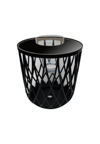 COOTAB COOLER TABLE - Beistelltisch mit Acryl-Weinkühler Dubai 45 cm schwarz - schwarz