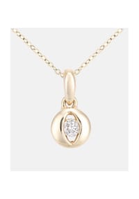 Diamant L'eternel - Kette mit Anhänger, mit 0.08 ct Diamant, 375 Gelbgold - gold