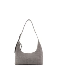 FREDsBRUDER Weave Harmony - Weave Harmony Schultertasche Leder 18.5 cm - cool grey