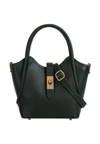 forty° - Handtasche CALDRINA - S Echt Leder, Made In Italy - beige