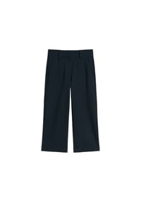 Marc O'Polo - Damen Hose - WOVEN PANTS, Culotte, Interlock-Jersey, Baumwoll-Mix - 990 BLACK