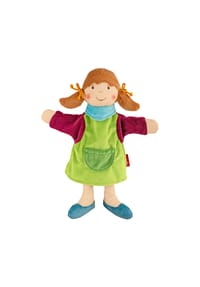 sigikid® - Handspielpuppe Gretel Plüschfigur fürs Puppenspiel ,  für Kleinkinder und Kinder - mehrfarbig