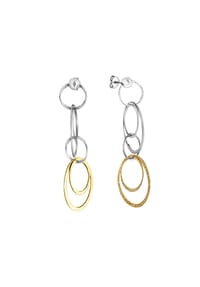 CELESTA® - Damen Ohrhänger, 925er Silber - BICOLOR