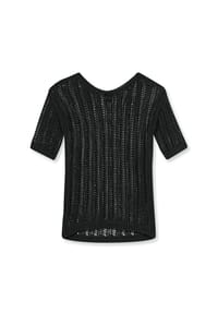 MADELEINE - Luftiger Sommerpullover mit Ajour-Muster - kitt