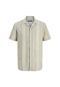 JACK & JONES - Hemd SUMMER Kurzarmhemd - beige
