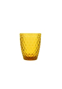 Medard de Noblat - 6 Stück Trinkglas Diamond - bernstein
