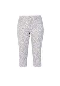 STOOKER® - TAHITI TWILL Damen 7/8-Hose 7/8-Länge - sand botanic aop