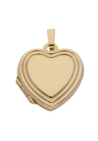 Adelia's - Damen Gold Schmuck 333 Gold Medaillon Anhänger - gold