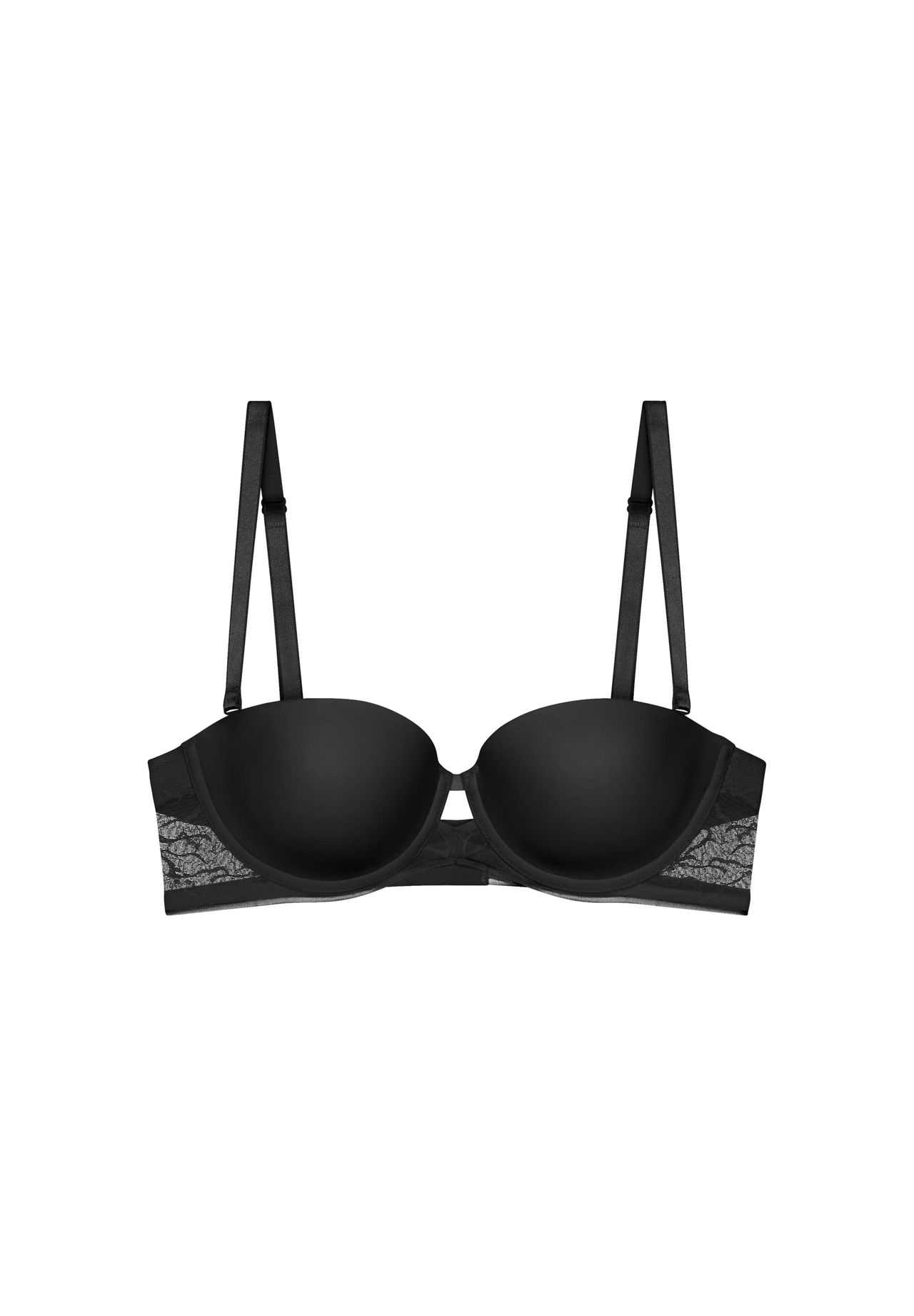 Triumph Damen Schwarz Gepolsterter Bügel Bh Mit Multifunktionsträgern Comfort Contour 10226400, 75C - Bild 7