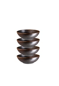 MÄSER Schüssel Set, Porzellan Powerful - Powerful - Schwarz / Braun
