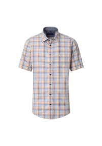 CASAMODA - Freizeithemd, Comfort Fit, Kurzarm, Kent-Kragen, für Herren - 450 ORANGE