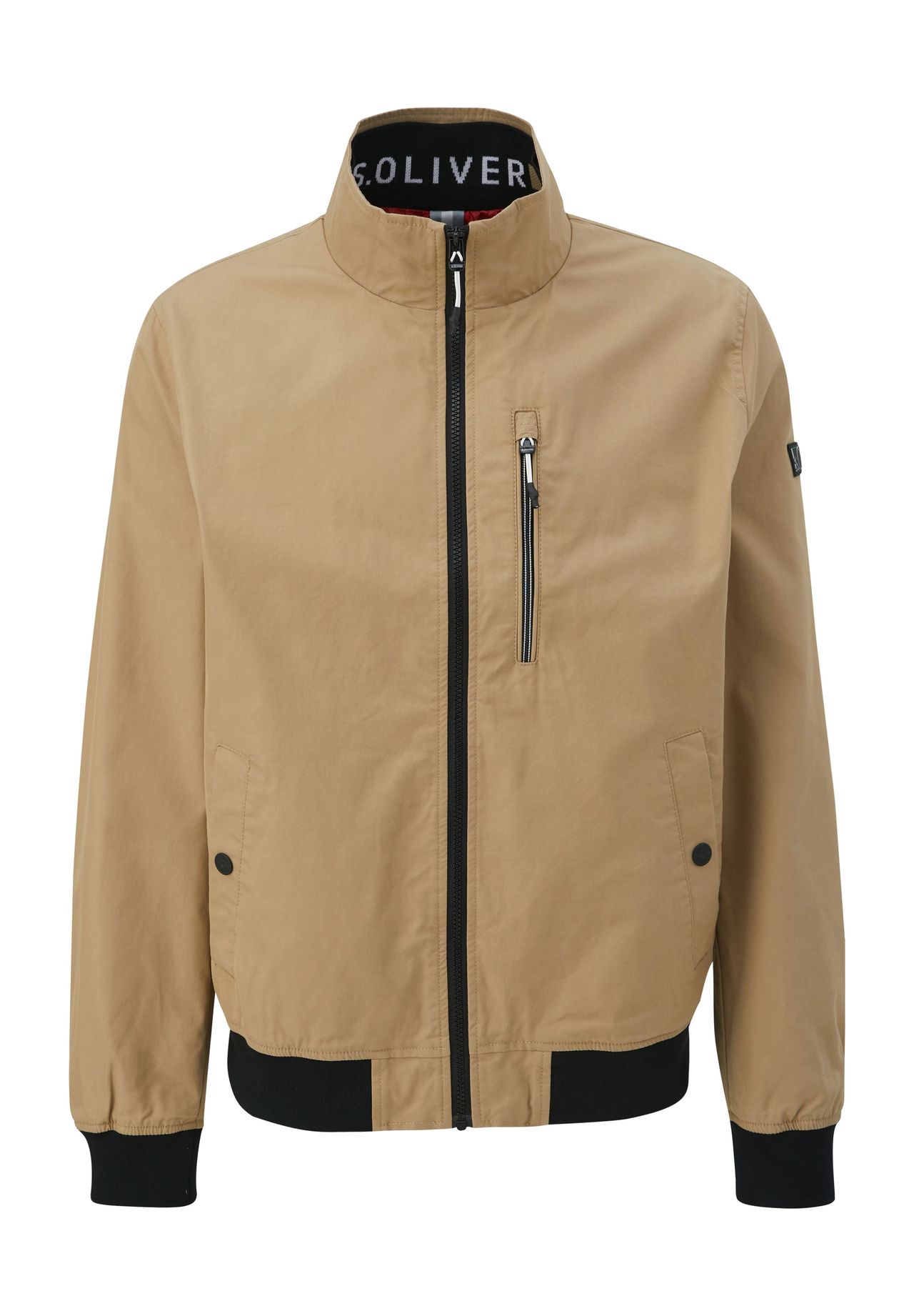 s.Oliver Blouson, Stehkragen, Brusttasche, für Herren | GALERIA 