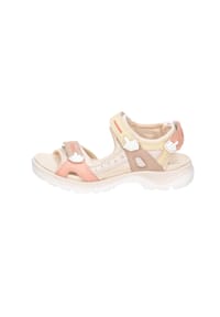 ecco® - Outdoor-Sandalen "Offroad", Leder, Klettverschluss, für Damen - black/mole/blac