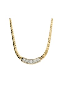 MONCARA - Damen Collier, 585er Gold, 75 Diamanten zus. ca. 0,60 Karat - Gelbgold