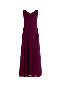 Vera Mont - Abendkleid, V-Ausschnitt, für Damen - 6179 STR AUBERGINE