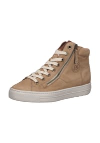 paul green - Nubukleder Sneaker - Hellbraun