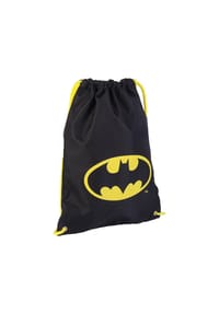 Batman - Batman Turnbeutel für Schule Sport und Ausflüge 29 × 1 × 40 cm - Schwarz 29 × 1 × 40 cm