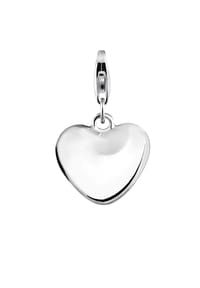 Nenalina - Charm Herz-Anhänger Symbol Basic Liebe 925 Silber - Silber