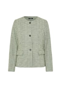 olsen - Jacke mit Allover-Dessin - Salvia Green
