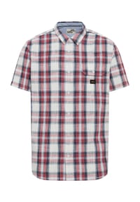 GLOBETROTTER - Freizeithemd, Casual, Kent-Kragen, Herren - GREEN/BLUE/WHITE
