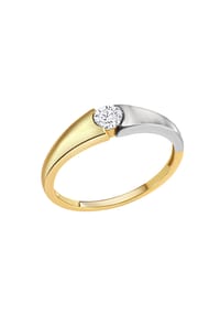 CELESTA® - Ring 375/- Gold 1 Zirkonia - gelb